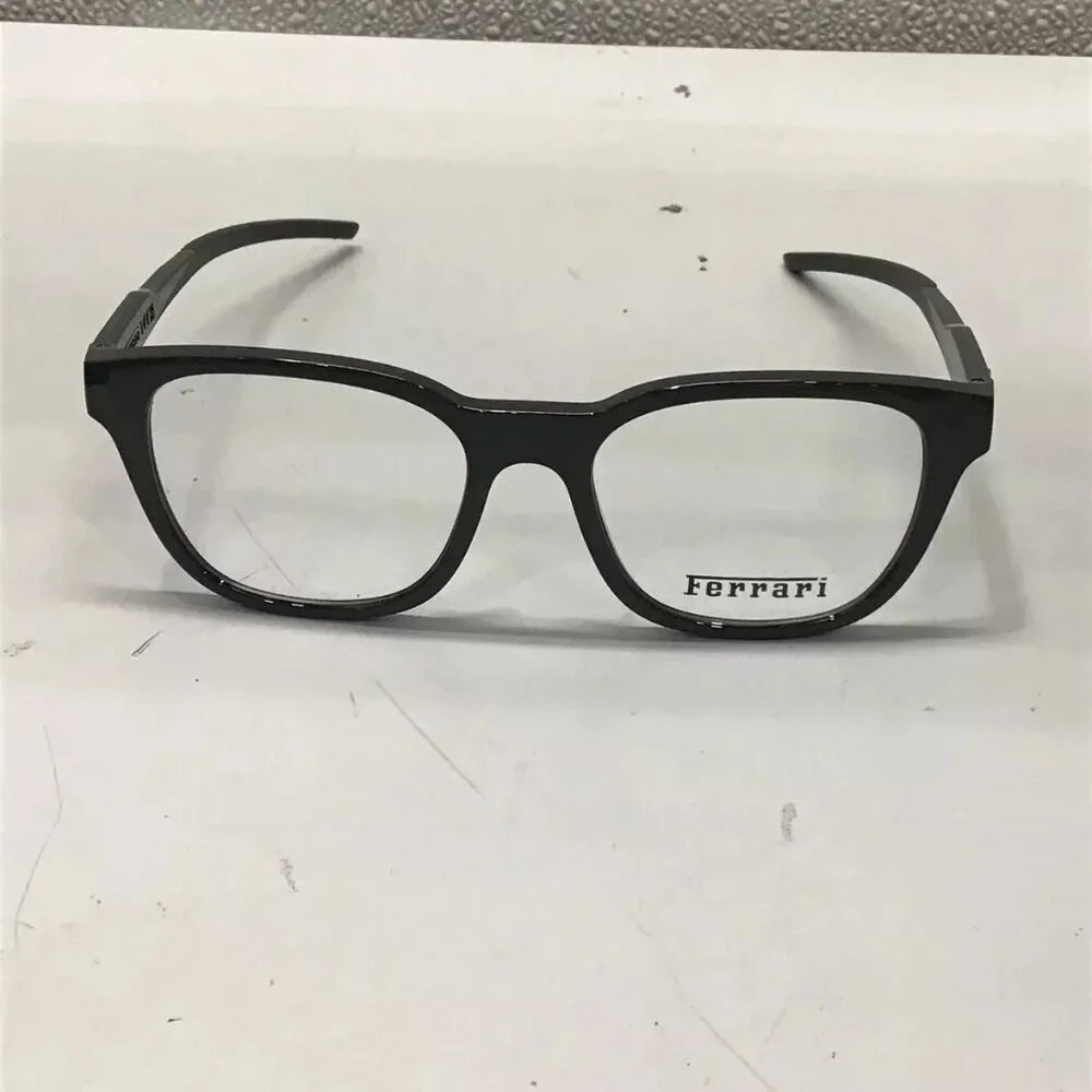 NEW Ferrari Scuderia FZ 8006 501 53-18-145 Black Eyeglass Frames With Demo Lens